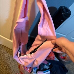 Pink Shoulder dog carrier Bag